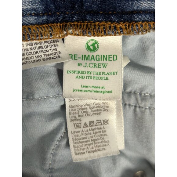J.Crew Women's 9" Vintage Slim-Straight Jean in Gardena Wash - Sz 28 - Picture 6 of 8